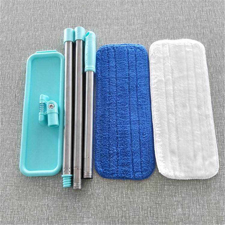 家用静电平板木地板除尘拖把折叠组装旋转静电打蜡保养拖把