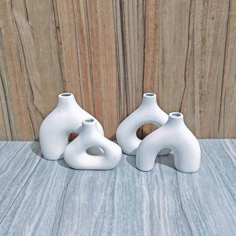 陶瓷花瓶家居花器客厅插花装饰手工花仿真花瓶子创意家居摆件