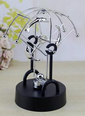 4221海豚能量旋转摇摆铁艺摆件 时尚居家装饰 艺术摆件 礼品