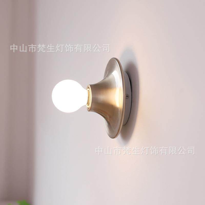 中古风70年代飞碟UFO彩色背景墙壁灯包豪斯卧室床头过道玄关灯,家装灯饰光源,壁灯,淘宝优惠券,粉丝福利购,淘宝优惠卷