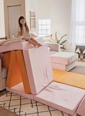 Nugget同款儿童爬爬垫折叠游戏沙发地垫客厅宝宝爬行垫加厚防摔垫