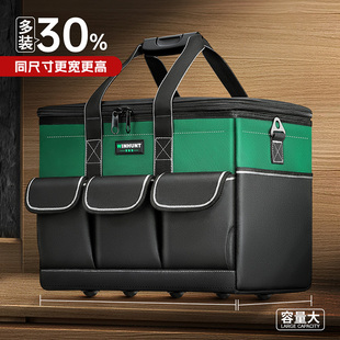 q袋专用多功能手提帆布收纳包大号电工木工 工具包结实耐用便携式