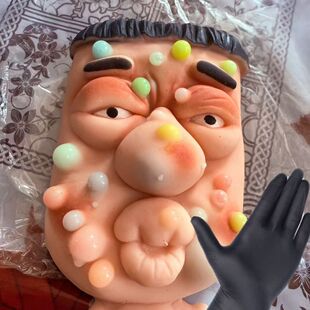 挤痘痘解压玩具恶心又巨爽爆浆痘痘解压超绝痘液飞溅送朋友创意礼