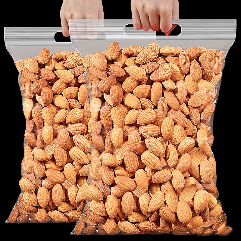 原味巴旦木仁袋装500g扁桃仁无壳巴旦木杏仁坚果孕妇干果零食