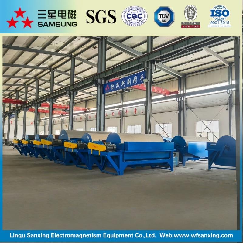 厂家供应 先进的滚筒磁选机 ，湿式磁选机