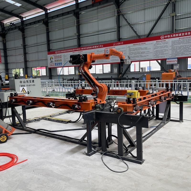 蝴蝶筋焊接机器人 八字筋焊接 自动翻转 视觉识别自带拍照功能