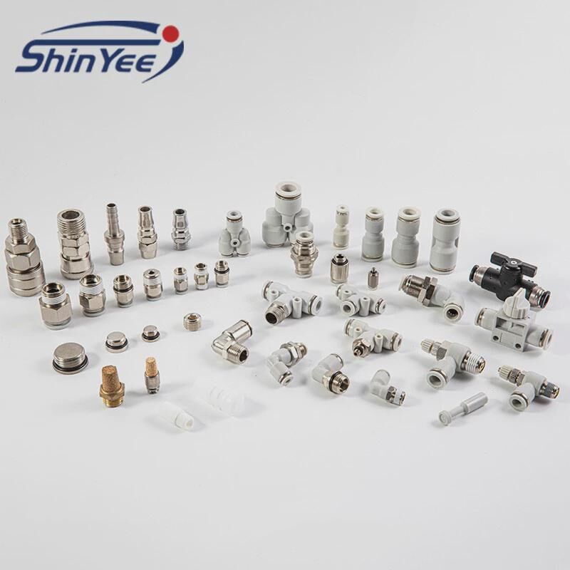 气动接头pmf4/6/8/10-m5v/01/02/03/04内螺纹隔板气管快速接头气