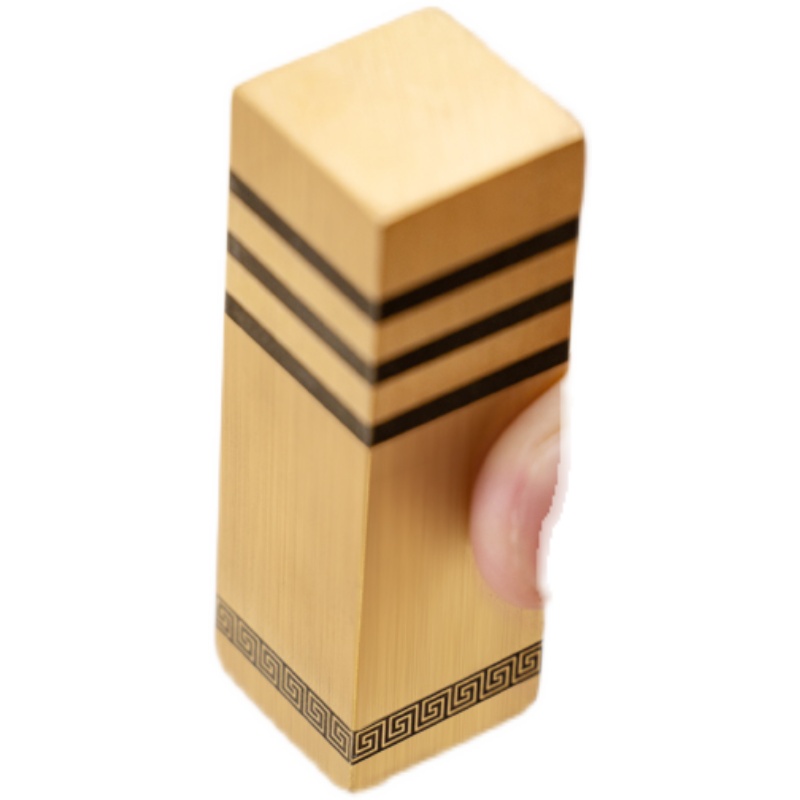 黄铜篆刻书法闲章藏书佛章书画国画长H方形引首章定制成品印章纯