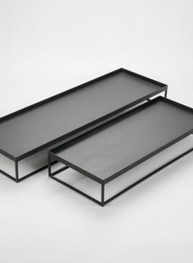 枯山水专用沙盘 实木托r沙盘子 微景观底座盘 沙池 凹槽木盘子