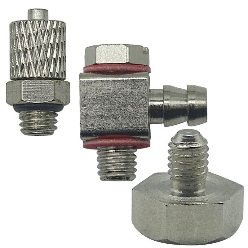 气管接头PC4-M5 l快拧PL4-M5 继手单通三通PL6-M5 金具堵头M3/4/5