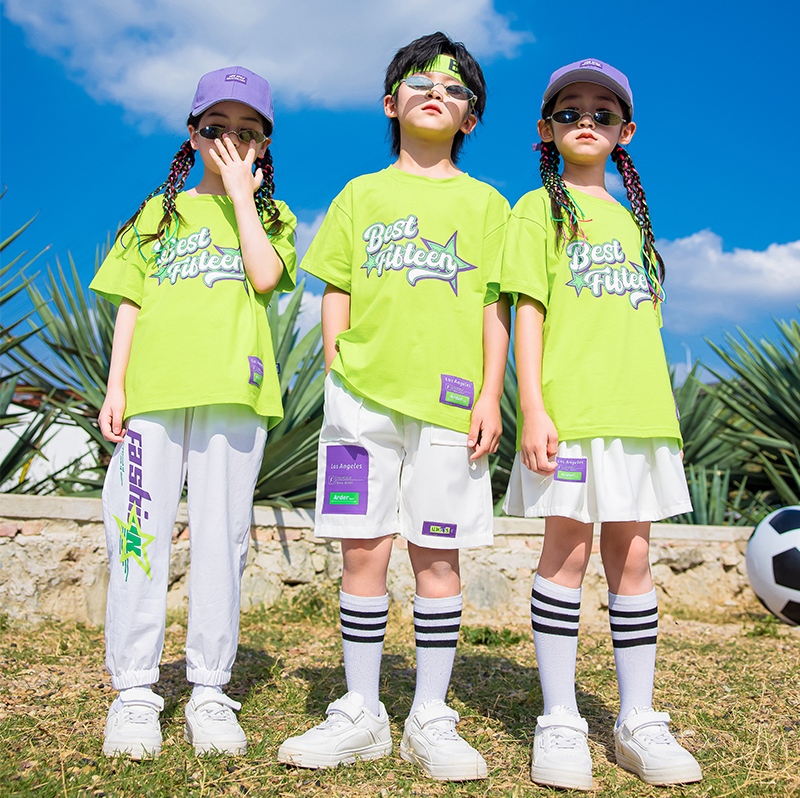 六一啦啦队演出服班服2025夏季小学生运动会表演毕业照毕业服套装