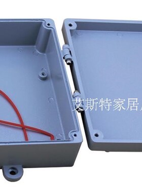 180*a140*55mm IP65防水接线箱 FA8铸铝密封箱 铝制电器盒 翻盖式