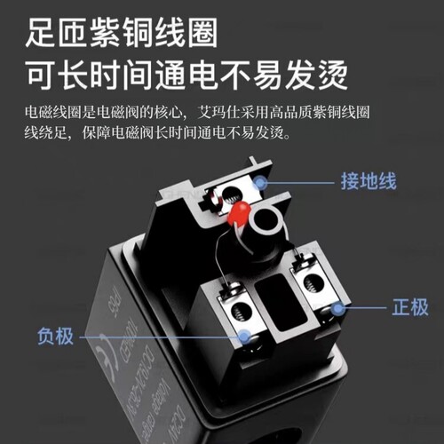 三位五通电磁阀4V230C-08 4V330C-10 4V430C-15中S封型24V气阀220