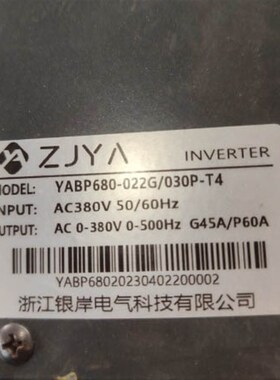 全新ZJYA银岸/月普施耐特变频器面板CYAB680变频器显示器 操作键