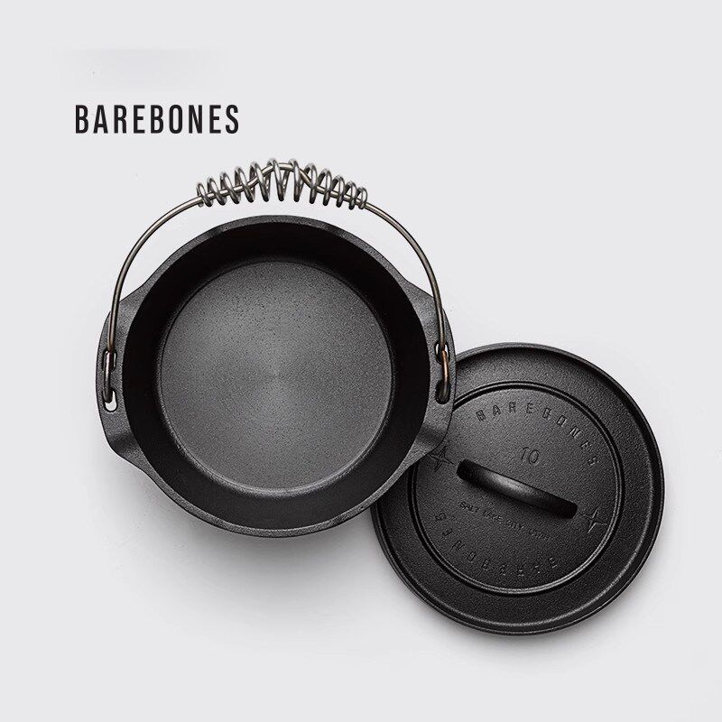 BAREBdONES北邦户外锅多功能野营铸铁锅荷兰锅炊具野外炖锅吊锅
