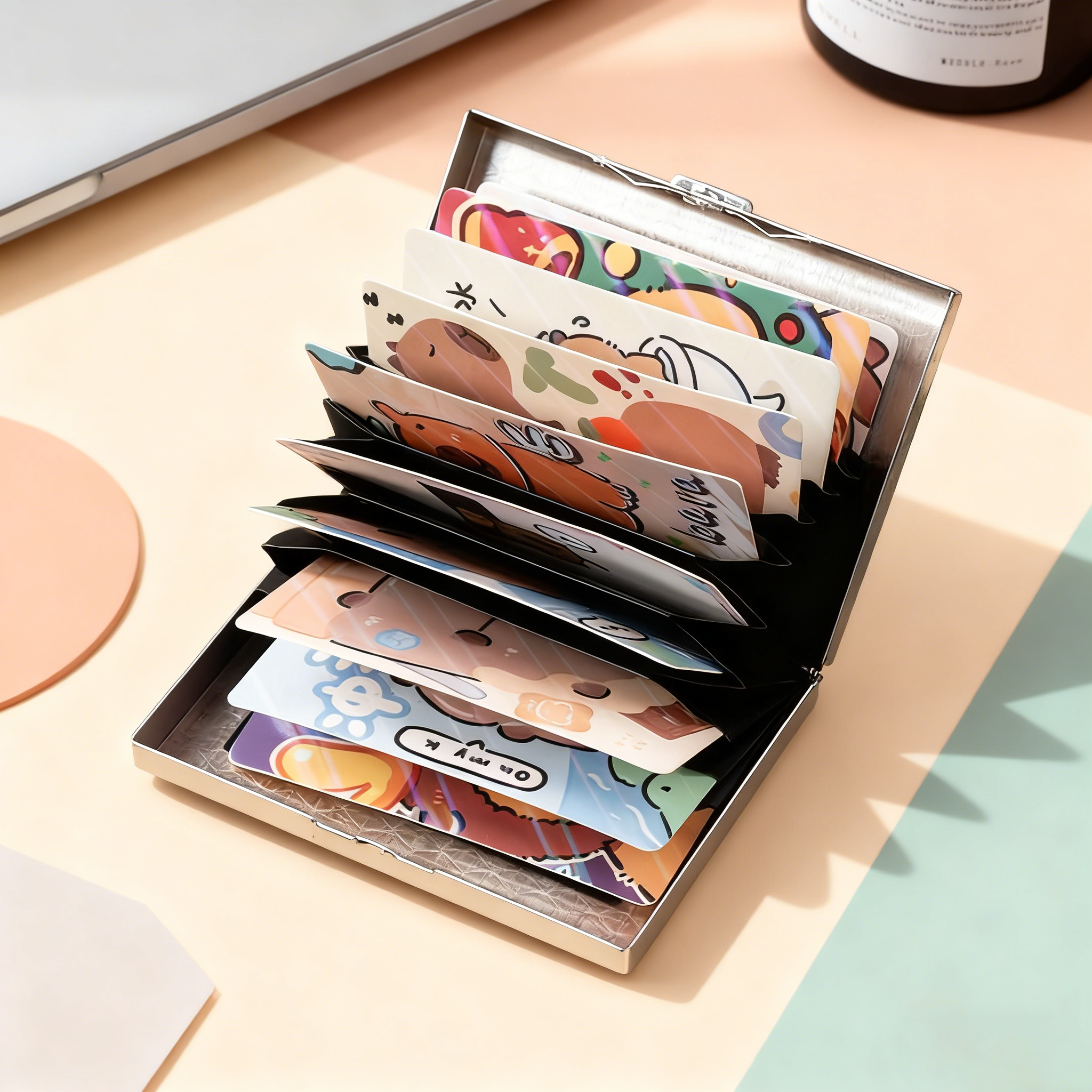 防盗刷金属卡包大容量卡片收纳包