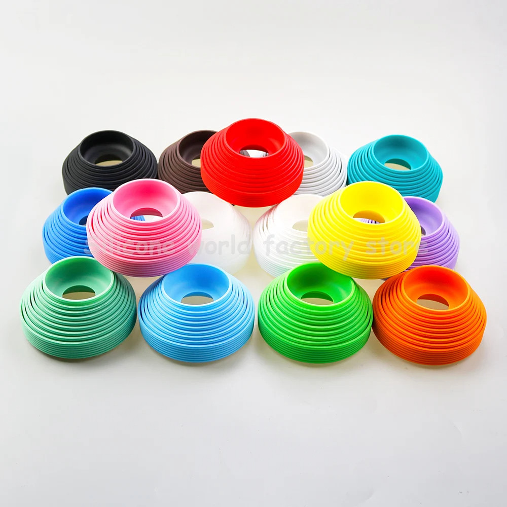 螺纹食品级硅胶保护套耐高温玻璃杯7/7.5/8cm保温杯硅胶防滑杯套,餐饮具,杯套,淘宝优惠券,粉丝福利购,淘宝优惠卷