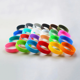 保温杯硅胶防滑杯套6.5/7cm不锈钢杯玻璃杯保护套防磨损防摔耐热