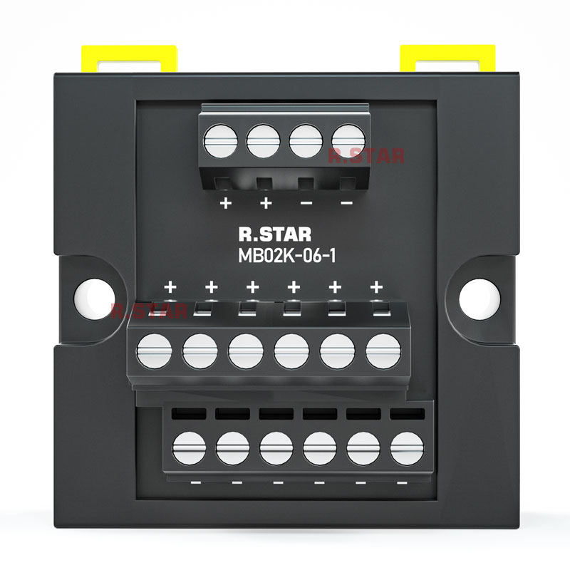 一进多出接线端子电源线公s共分线器端子台导轨分线盒1进6/10/12