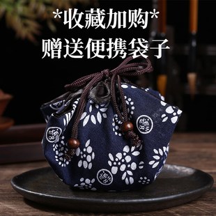 普洱茶 云南手工柴烧f粗陶茶叶罐小号陶罐家用复古无釉醒茶罐中式