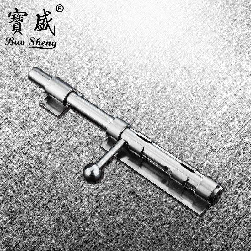 厂家 多功能不锈钢房门插销 加厚设计 防盗防水插销门栓