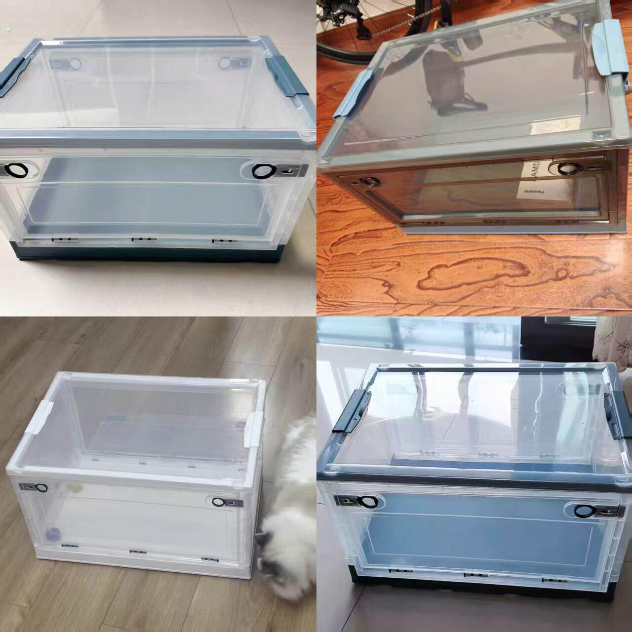 后备箱收纳箱露营车载折叠大容量整理箱汽车用野餐户外储物箱筐子