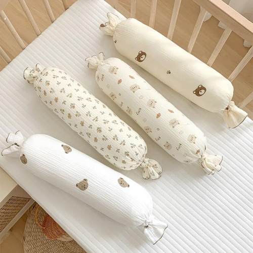 婴儿抱枕睡觉安抚新生儿糖果侧睡防吐奶宝宝防惊跳圆柱靠枕可拆洗