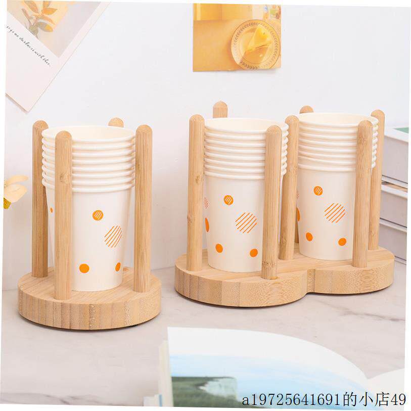 一次性杯子架桌面饮水机收纳水杯架置物架嵌入式杯架纸杯架取杯器
