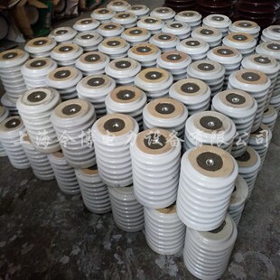 10kv20kv白色瓷瓶陶瓷支柱绝缘子柱60*135户内胶装拉杆绝缘子柱型
