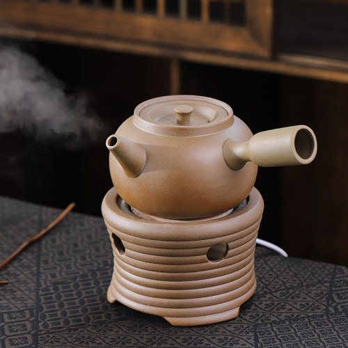陶瓷复古养生电陶炉温茶炉煮茶器烧水泡茶电丝加热围炉煮茶壶