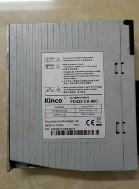 步科750w伺服驱动器:FD423一CA一000