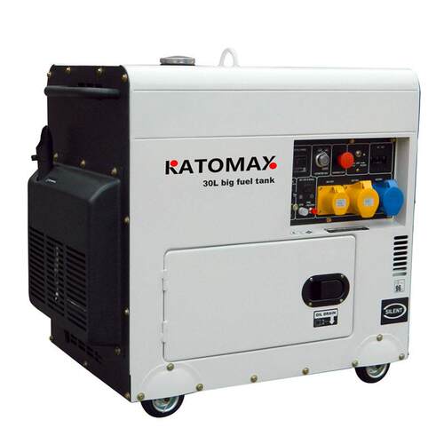 katomax 5kw/6kw/7kw/8kw 小型户外便携移动式低噪音柴油发电机组