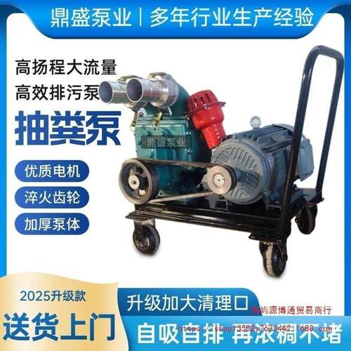 2025升级款高扬程大流量高效排污泵铸铁材质工业水泵农田工厂渔场