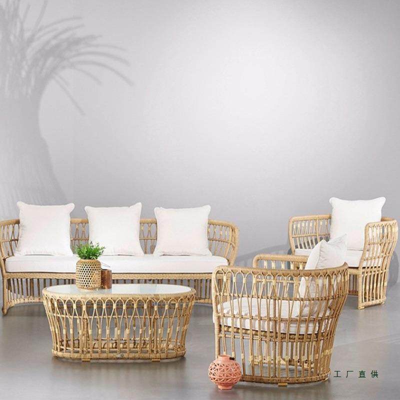 室外藤沙发露台庭院阳光房休闲防雨防晒沙发家具阳台软装藤椅沙发,商业/办公家具,商用藤编家具,淘宝优惠券,粉丝福利购,淘宝优惠卷