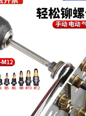 304不锈钢拉铆螺母圆平头拉母铝六角盲孔铆接螺帽3M4M5M6M8M10M12