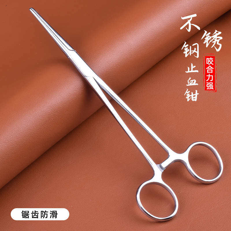 18cm拔火罐止血钳子不锈钢平口钳直头弯头镊子钓鱼宠物拔毛持针器,户外/登山/野营/旅行用品,止血钳,淘宝优惠券,粉丝福利购,淘宝优惠卷