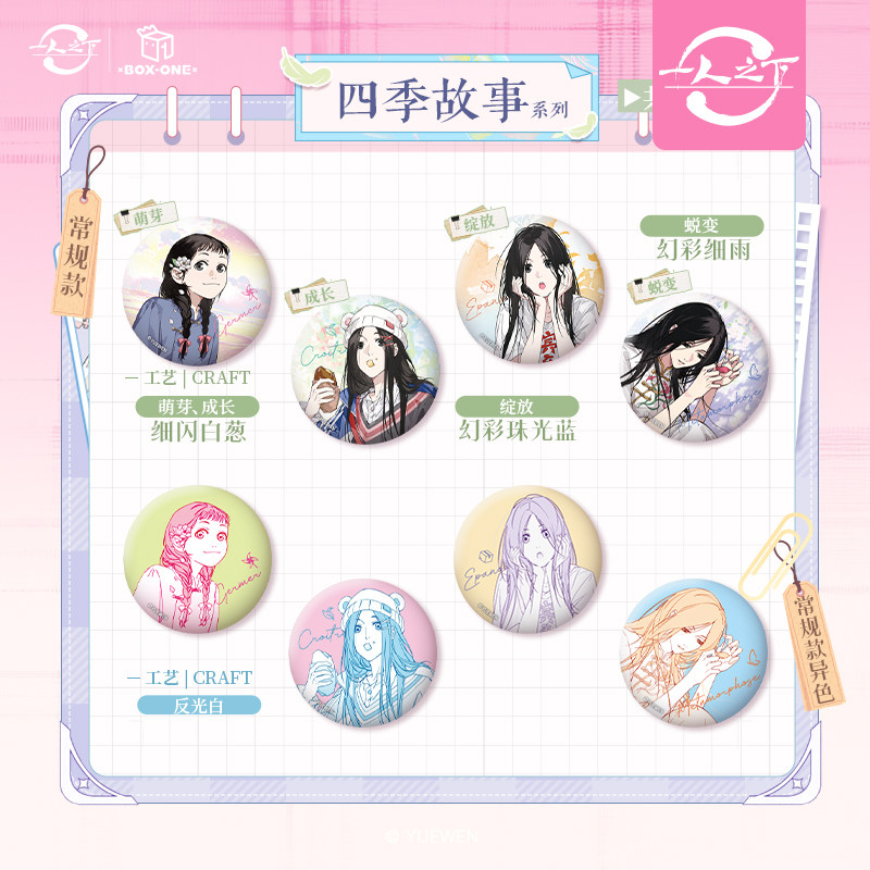 《一人之下》冯宝宝徽章官谷盲盒图片