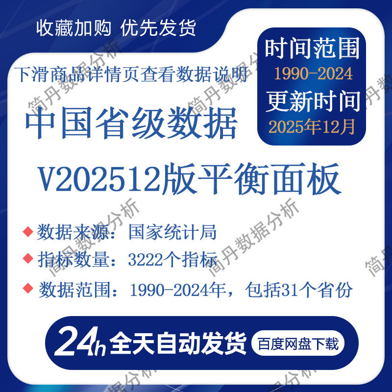 中国省级数据库v202512版（平衡面板1990-2024年）,商务/设计服务,设计素材/源文件,淘宝优惠券,粉丝福利购,淘宝优惠卷