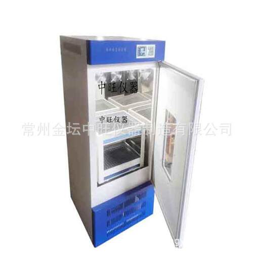 智能LCD单开门双层恒温振荡培养箱 立式控温震荡摇瓶机厂家