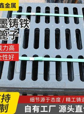 球墨铸铁雨水篦子下水道排水沟盖板停车场重型排水篦高强度承压