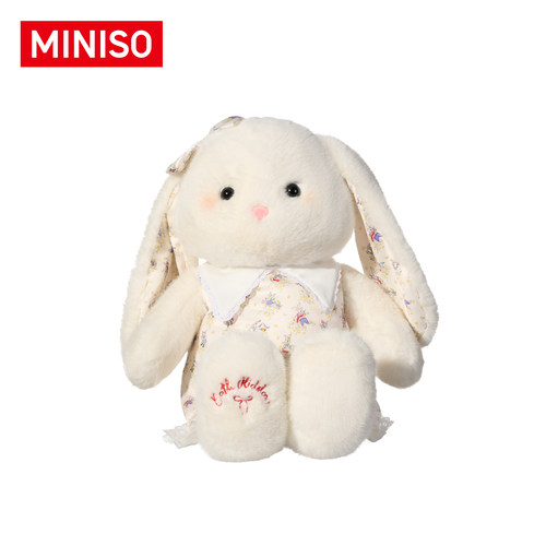 MINISO名创优品CathKidston花园工坊系列塔妮兔坐姿毛绒玩偶公仔