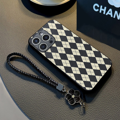 坎宁安适用于iqoo13手机壳z9turbo手绳12pro挂绳11Pro皮绳Neo6se皮质Z6x男女U5S小众5se简约9spro+防摔保护套