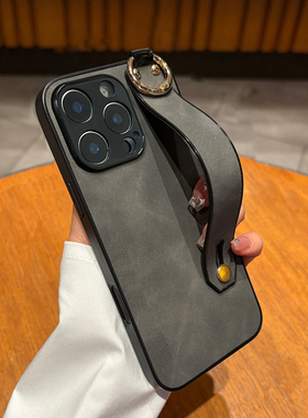 坎宁安适用于IQOO13手机壳z9turbo腕带12pro支架11Pro羊巴皮Neo6se商务Z6x复古U5S小众5se简约9spro+秋冬U5e