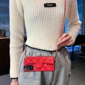 适用小米mix fold4手机壳折叠屏插卡套fold3斜跨绳mixfold零钱包小米mixfold2小香风小众时尚 背带包防摔创意