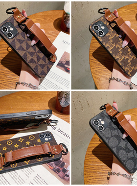 坎宁安适用于红米Turbo4手机壳Turbo3商务Note13Turbo腕带14R支架13C手拿11T折叠12TPro简约12R小众14C防摔