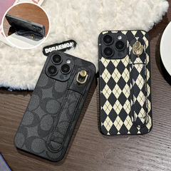 【2000+型号】适用于苹果16promax手机壳iphone15腕带14plus支架13折叠式12可伸缩11懒人xs零钱包XR保护套