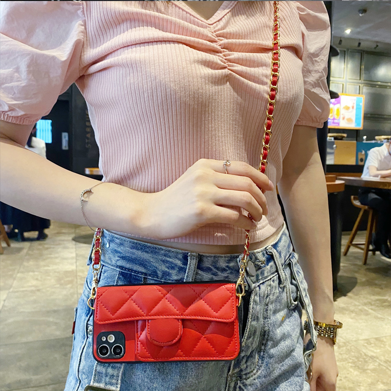 适用小米14UltraPro手机壳vivo 小米14Ultra零钱包iQOO9斜跨绳iQOO13X至尊版菱格小香风13X至尊版便携14pro潮