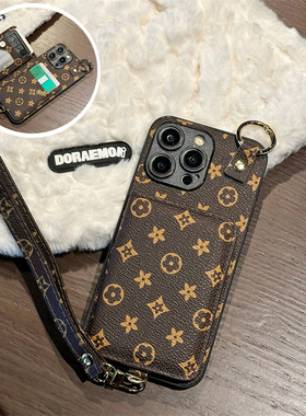 坎宁安适用于三星S25Ultra手机壳S24商务S23+手提绳S21FE男女A55公交红a34门禁套A60s小众a25简约a35秋冬S20