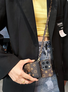 坎宁安适用于一加Ace5Pro手机壳1+Ace2V商务卡套Ace3Pro复古3V斜挎绳1+13R公交12R零钱包1+11背带一加12高档