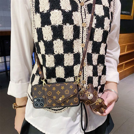 坎宁安适用于红米Turbo4手机壳13/12斜跨绳note14pro+手提11E插卡套10se卡夹9/8pro秋冬7小熊13C简约保护套